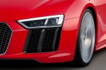 фотографии Audi R8 V10 plus 2015-2016 года передние фары