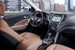 фотографии интерьер Hyundai Santa Fe 2016-2017 года