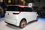 картинки Volkswagen Budd-e Concept 2016 вид сбоку