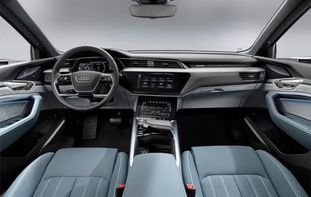 фото интерьер Audi e-tron Sportback 2020-2021