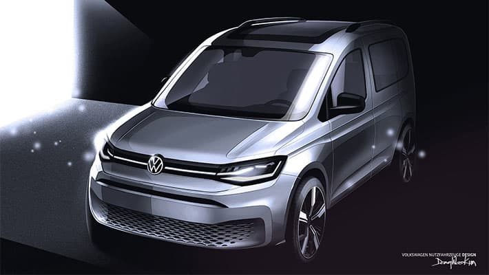 фото Volkswagen Caddy 2020 вид спереди