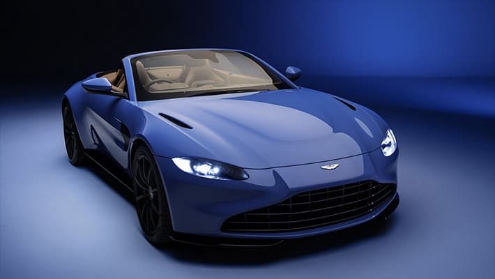 фото Aston Martin Vantage Roadster 2020-2021 вид спереди