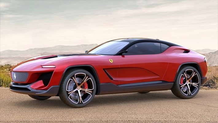 фото Ferrari GT Cross Concept 2020 вид спереди