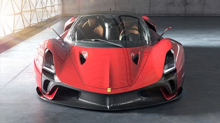 фото Ferrari Stallone Concept 2020 вид спереди