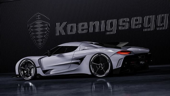 фото Koenigsegg Jesko Absolut 2020-2021 вид сбоку
