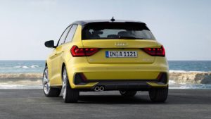 картинки Audi A1 Sportback 2018-2019 вид сзади