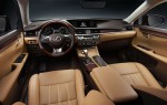 картинки интерьер обновленного Lexus ES 2016-2017 года