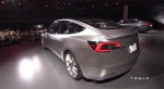 картинки Tesla Model 3 2017-2018 вид сзади